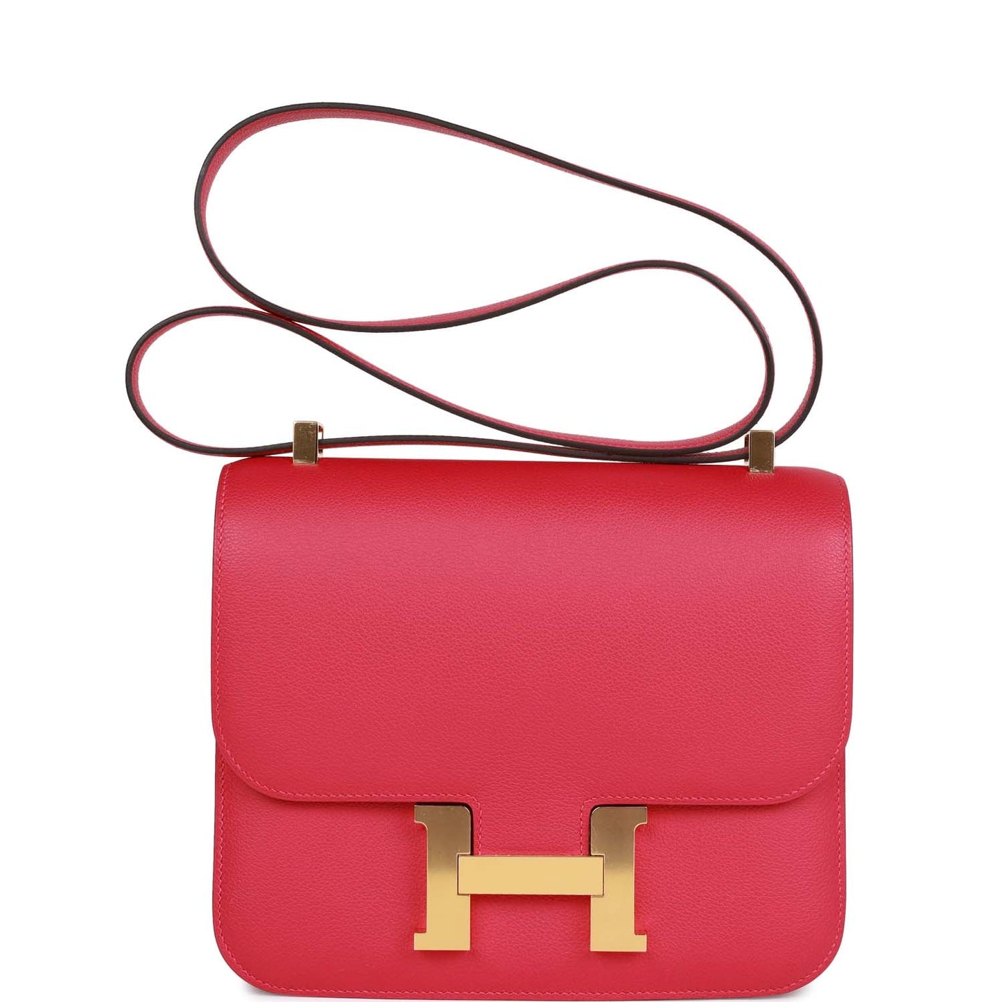 Hermes Constance 24 Framboise Evercolor Gold Hardware