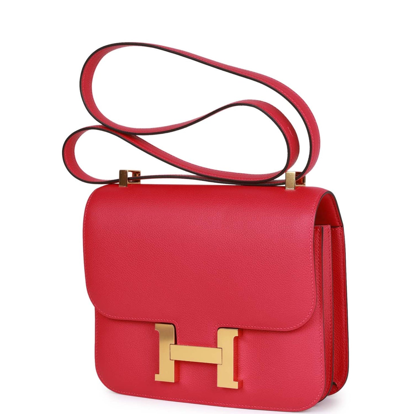 Hermes Constance 24 Framboise Evercolor Gold Hardware