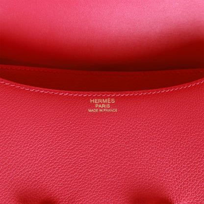 Hermes Constance 24 Framboise Evercolor Gold Hardware