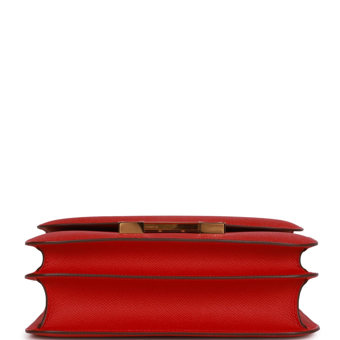 Hermes Constance 24 Rouge Casaque Epsom Gold Hardware