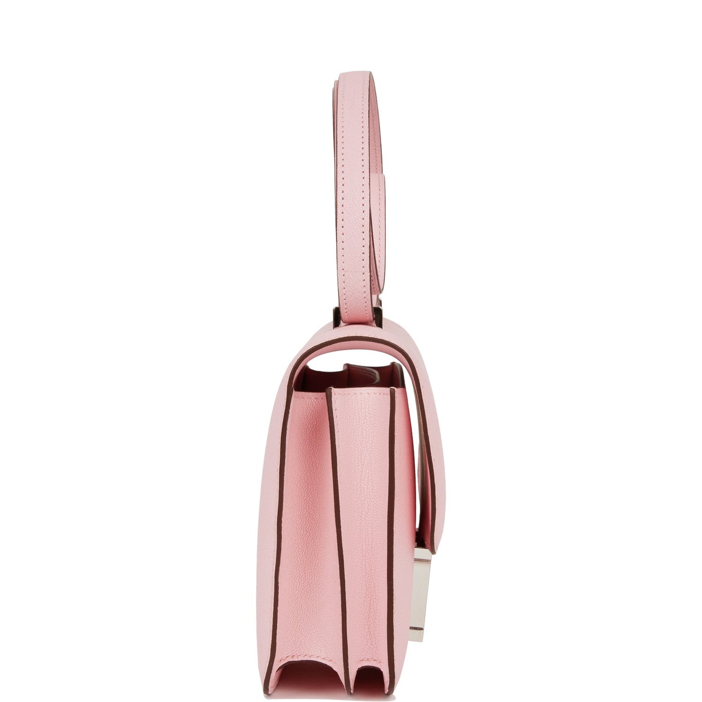 Hermes Constance 18 Rose Sakura Chevre Palladium Hardware