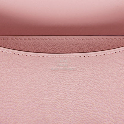 Hermes Constance 18 Rose Sakura Chevre Palladium Hardware