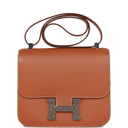 Hermes Constance 24 Gold Madame and Lizard Palladium Hardware