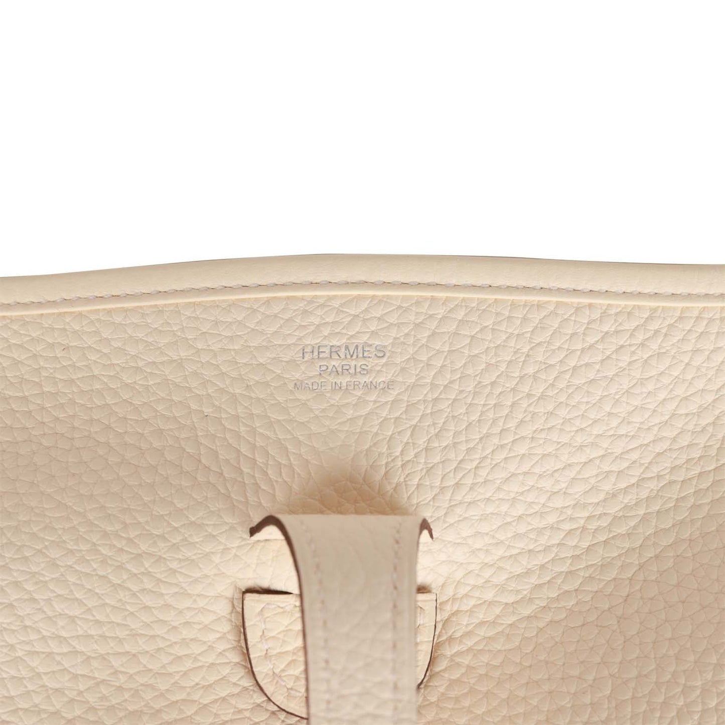 Hermes Evelyne III PM Nata Clemence Palladium Hardware