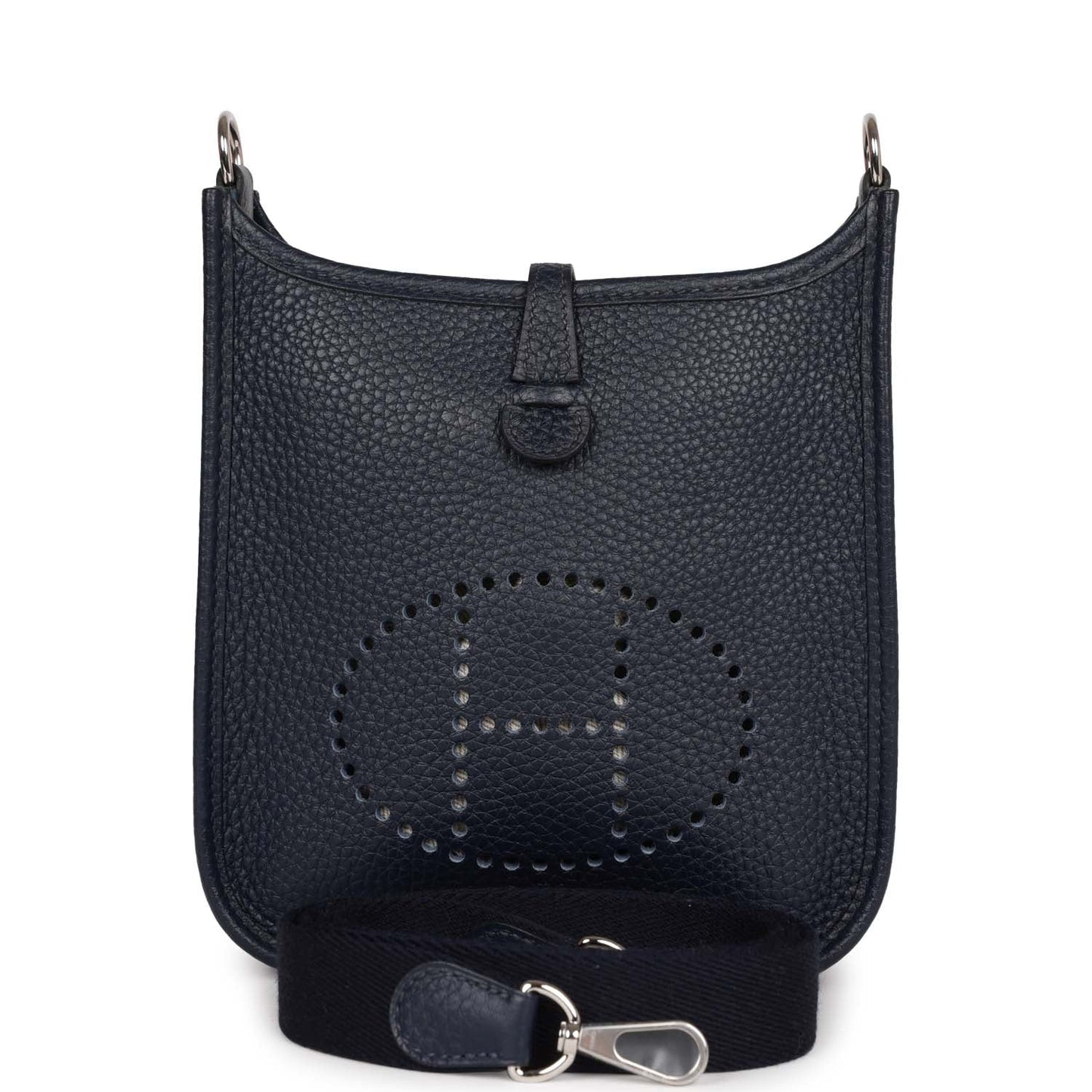 Hermes Evelyne TPM Bleu Nuit Clemence Palladium Hardware