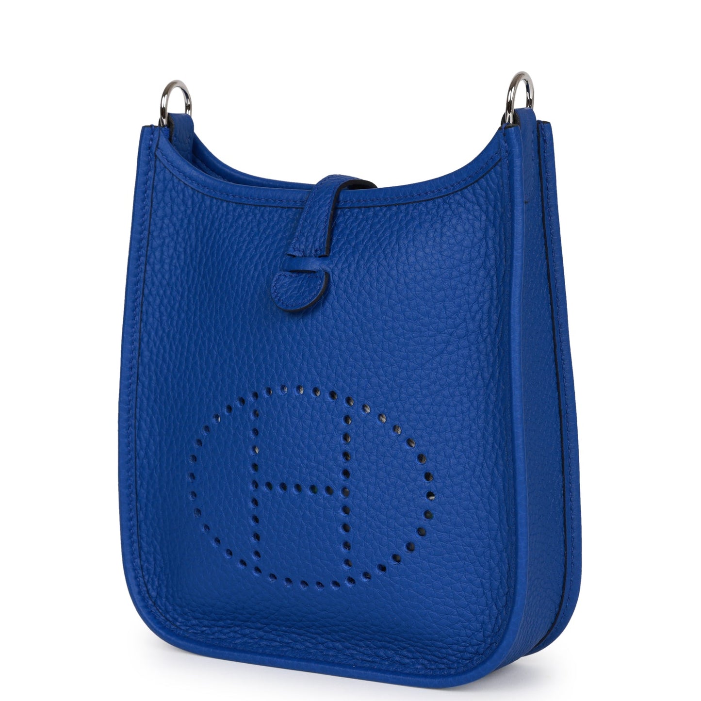 Hermes Evelyne TPM Bleu Royal Clemence Palladium Hardware