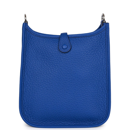 Hermes Evelyne TPM Bleu Royal Clemence Palladium Hardware