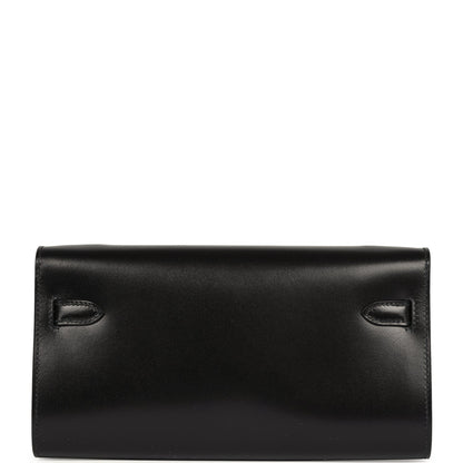 Hermes Kelly Wallet To Go Rock Black Box Gold Hardware