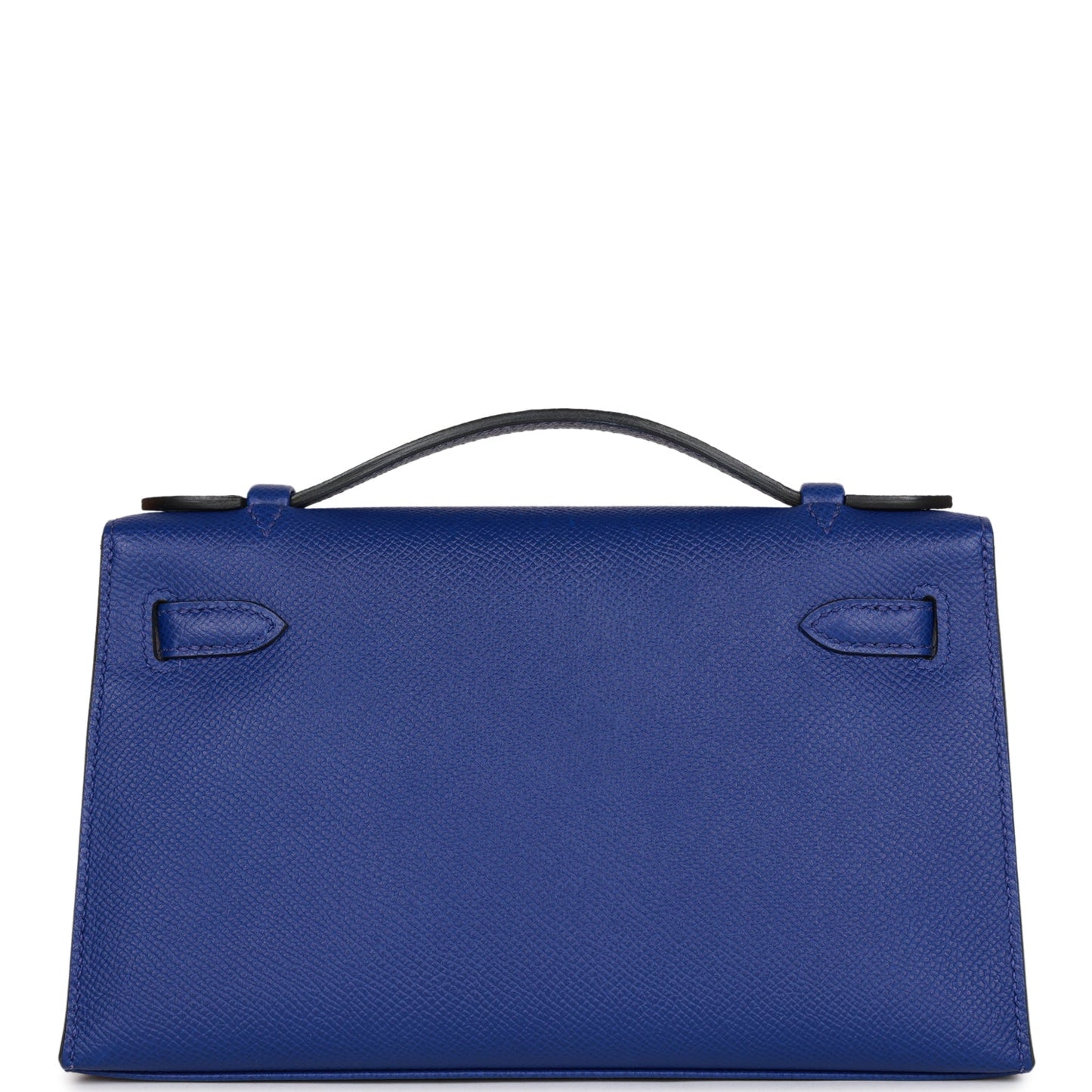 Hermes Kelly Pochette Bleu Electric Epsom Gold Hardware