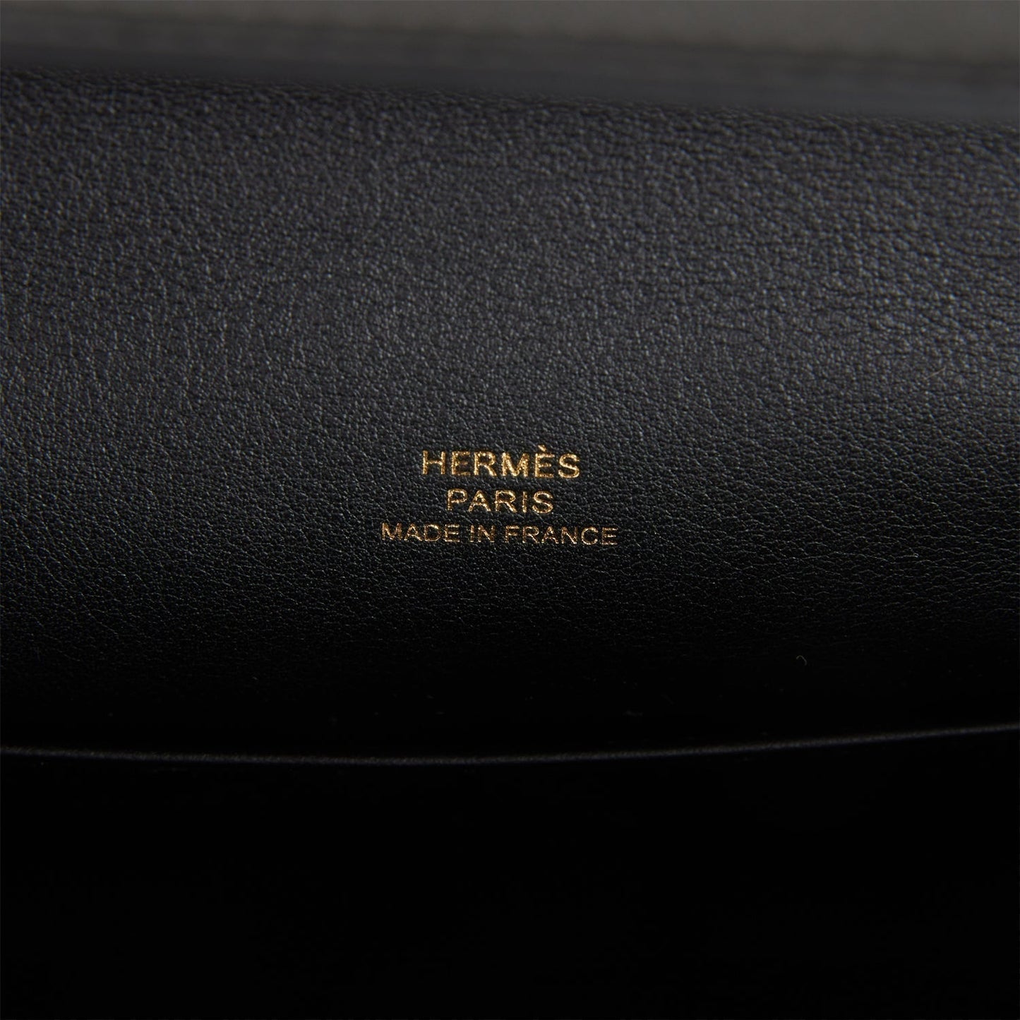 Hermes Kelly Pochette Black Swift Gold Hardware