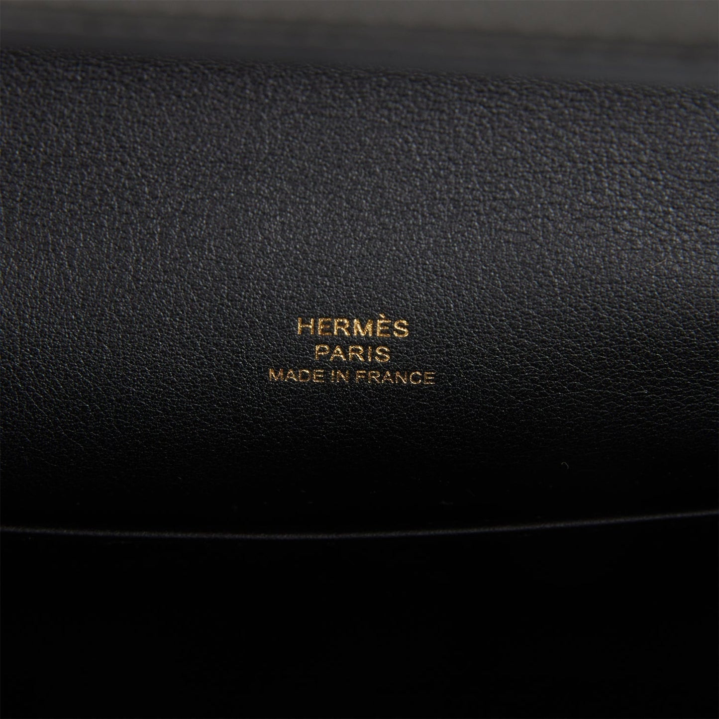 Hermes Kelly Pochette Black Swift Gold Hardware