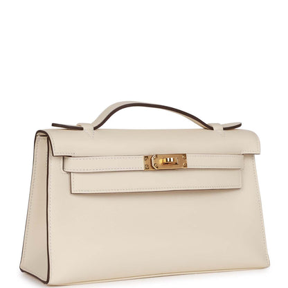 Hermes Kelly Pochette Nata Swift Gold Hardware