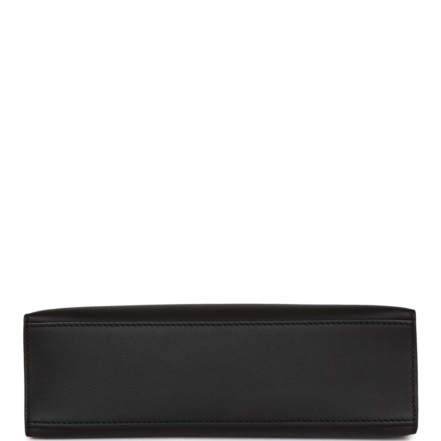 Hermes Kelly Pochette Black Swift Gold Hardware