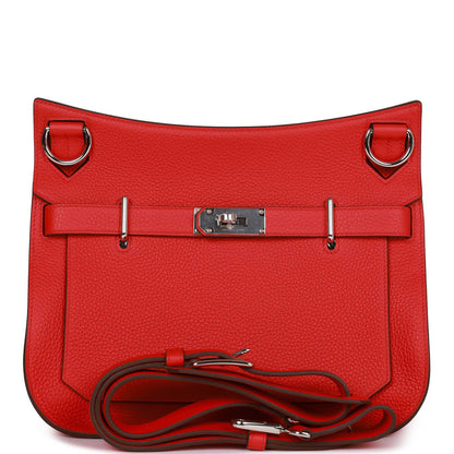 Hermes Jypsiere 28 Rouge De Coeur Clemence Palladium Hardware