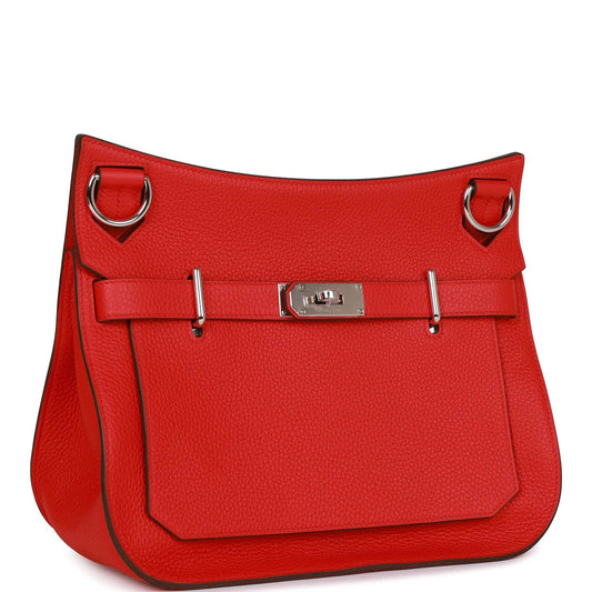 Hermes Jypsiere 28 Rouge De Coeur Clemence Palladium Hardware