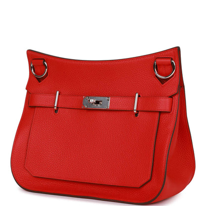 Hermes Jypsiere 28 Rouge De Coeur Clemence Palladium Hardware