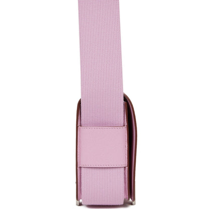 Hermes Geta Mauve Sylvestre Chevre Palladium Hardware