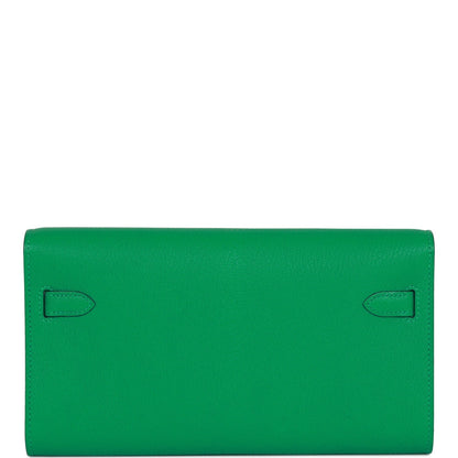 Hermes Kelly Wallet To Go Menthe Chevre Gold Hardware