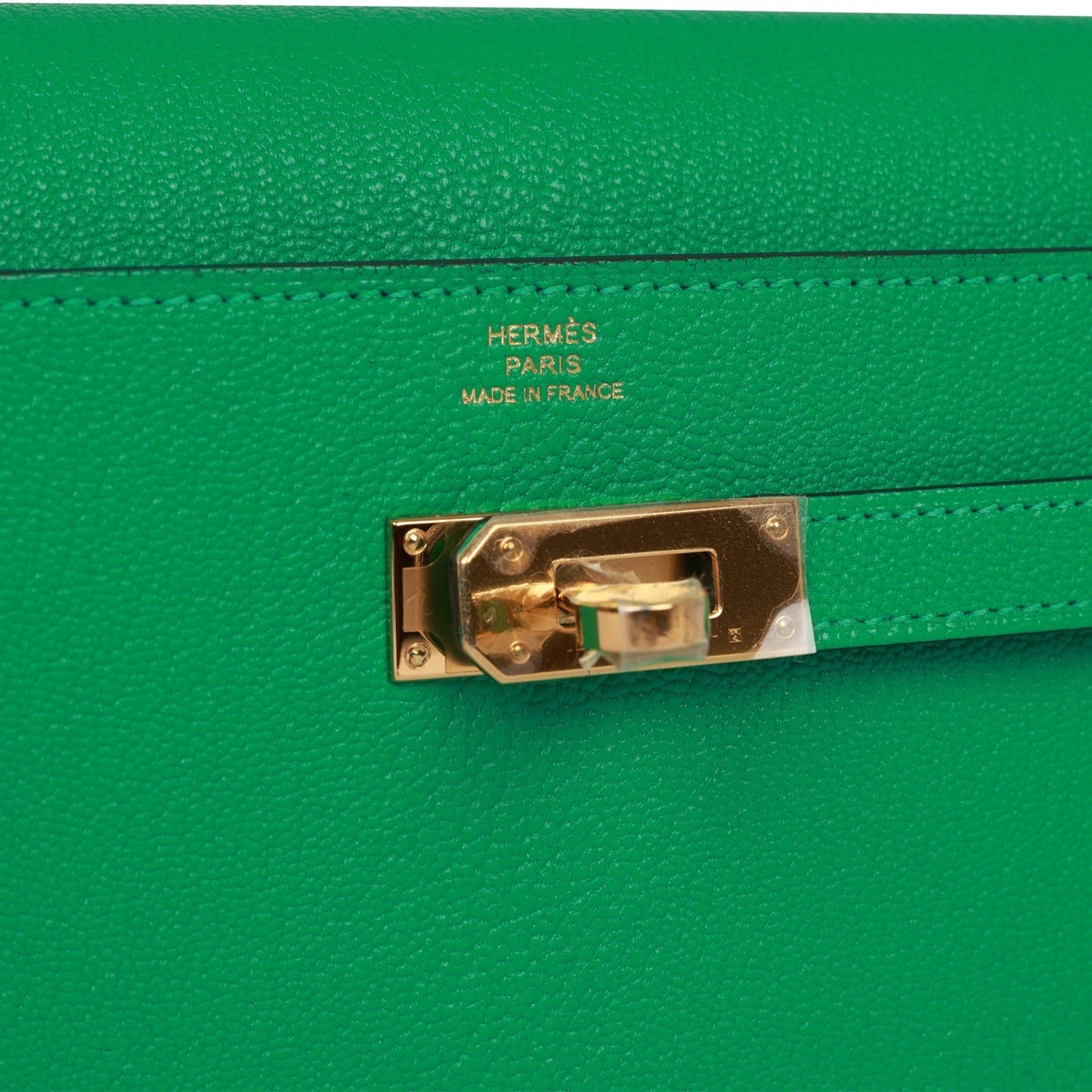 Hermes Kelly Wallet To Go Menthe Chevre Gold Hardware