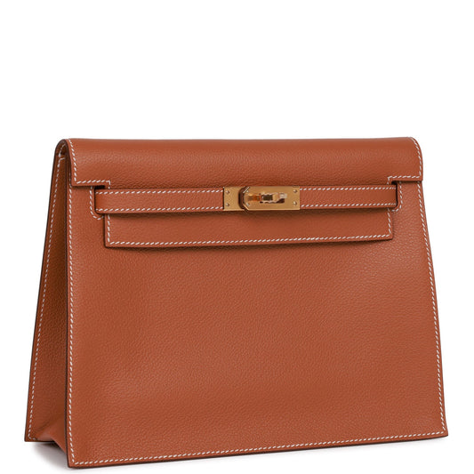 Hermes Kelly Danse Gold Evercolor Gold Hardware