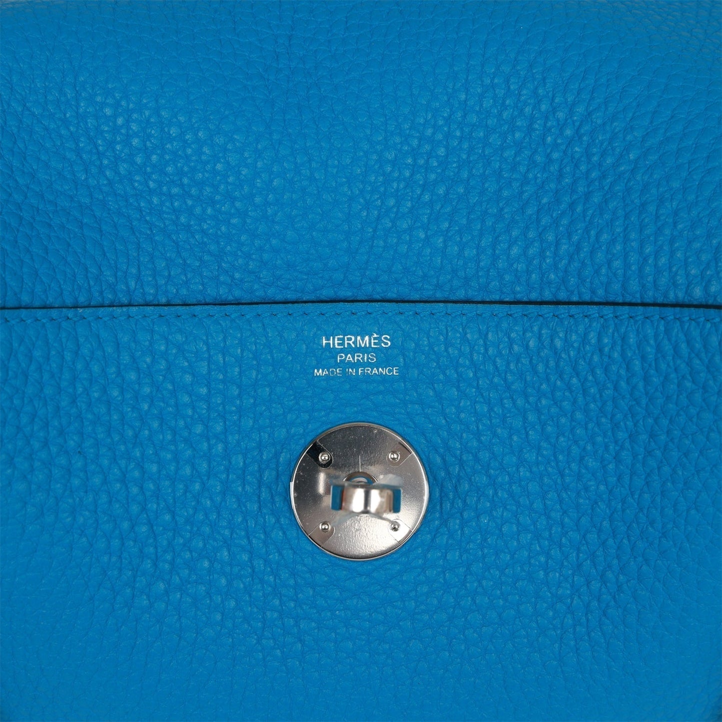 Hermes Lindy 26 Bleu Zanzibar Verso Clemence Palladium Hardware