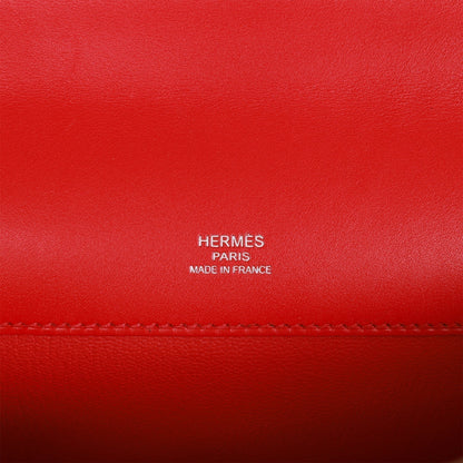 Hermes Kelly Cut Vermillion Swift Palladium Hardware