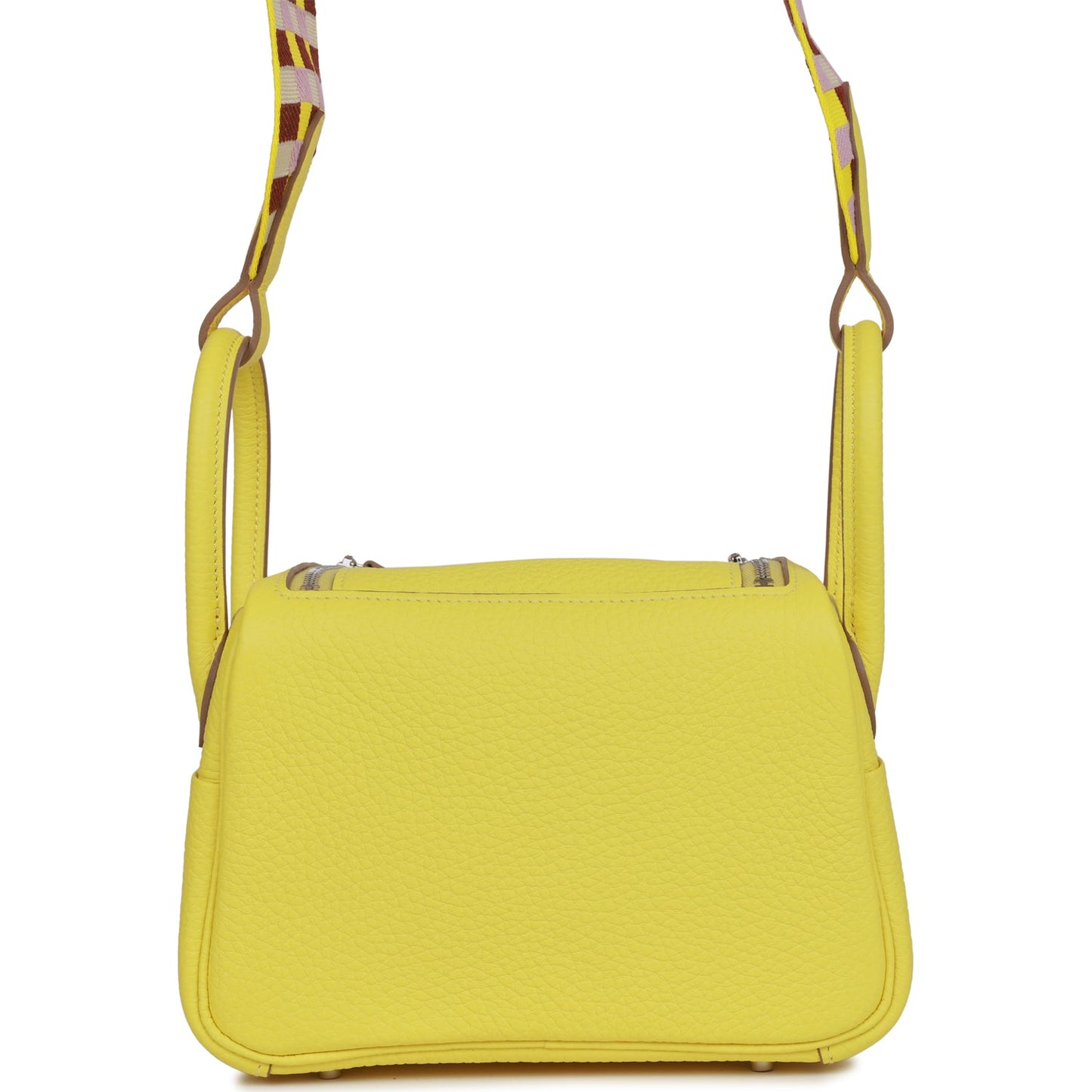 Hermes Mini Lindy Lime Clemence Palladium Hardware