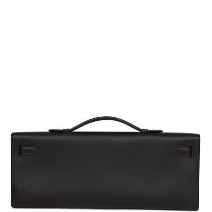 Hermes Kelly Cut Black Swift Rose Gold Hardware