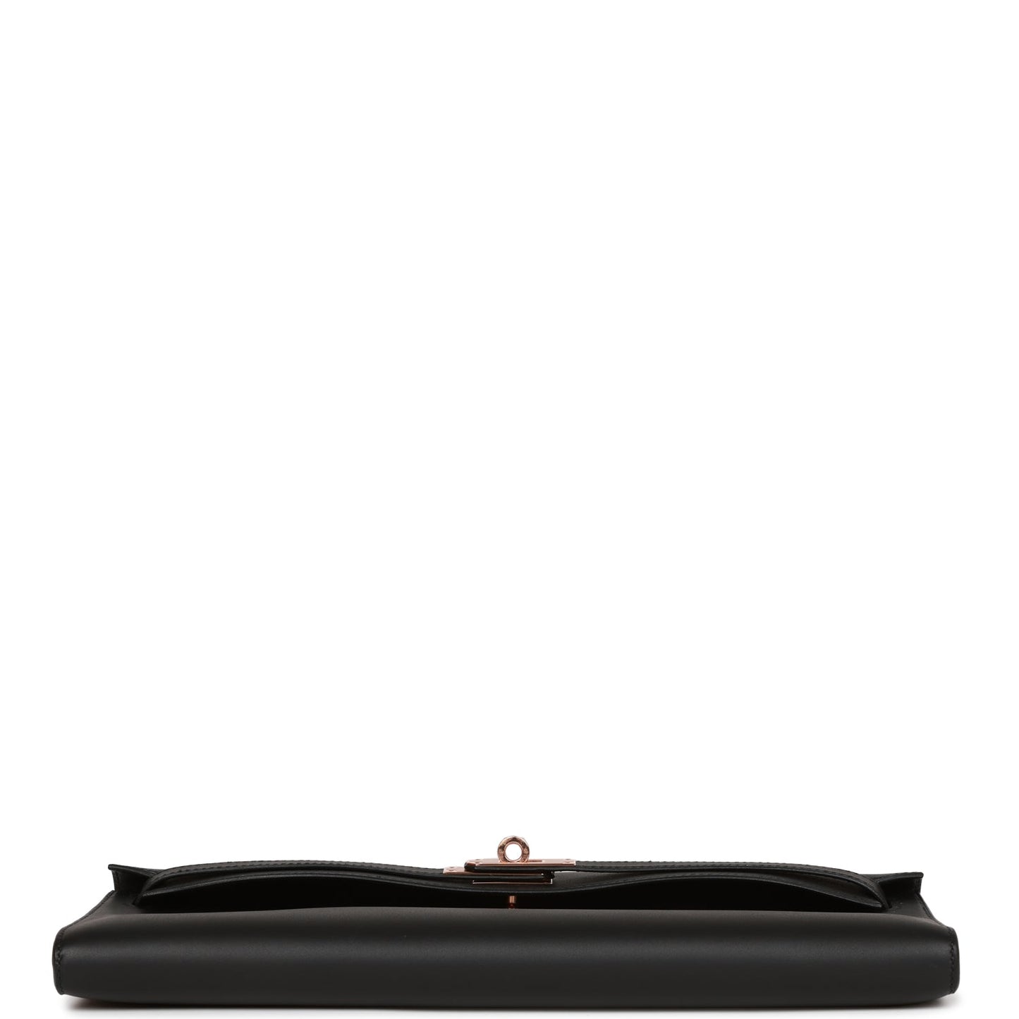 Hermes Kelly Cut Black Swift Rose Gold Hardware