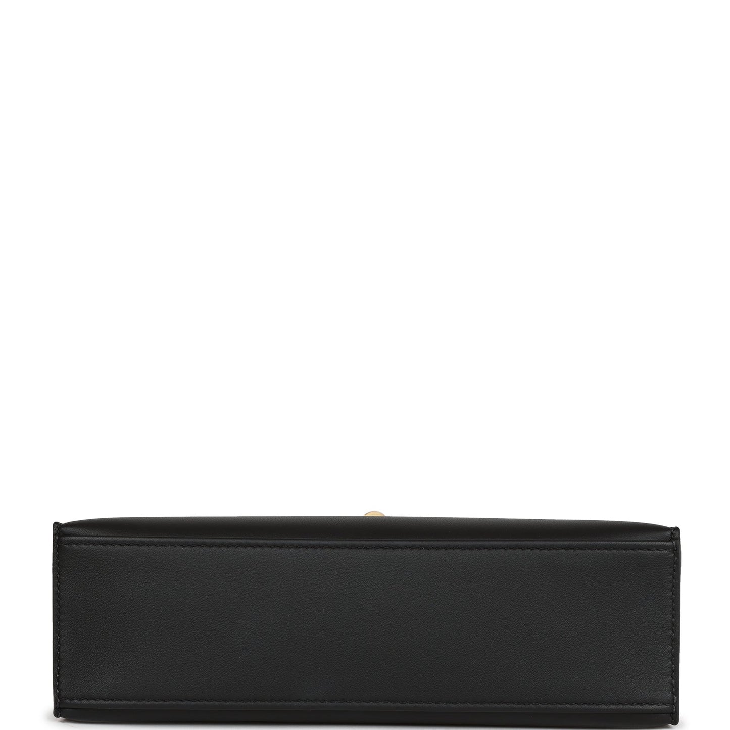 Hermes Kelly Pochette Black Swift Gold Hardware