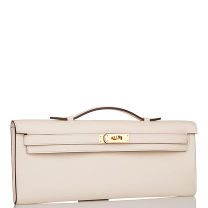 Hermes Kelly Cut Nata Swift Gold Hardware