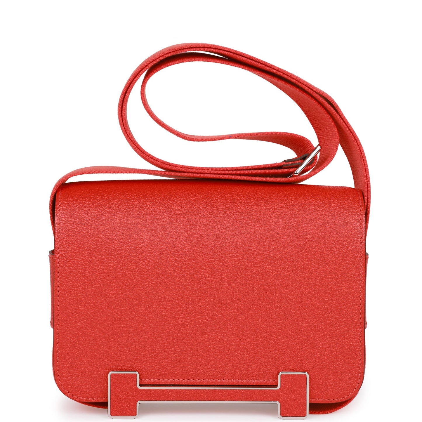 Hermes Geta Capucine Chevre Palladium Hardware