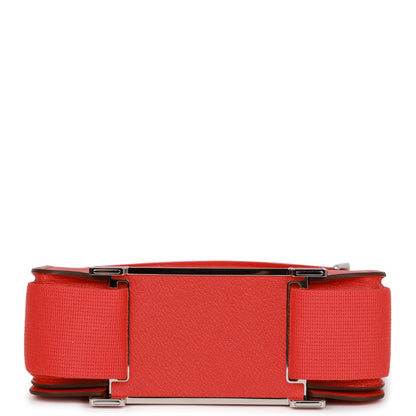 Hermes Geta Capucine Chevre Palladium Hardware