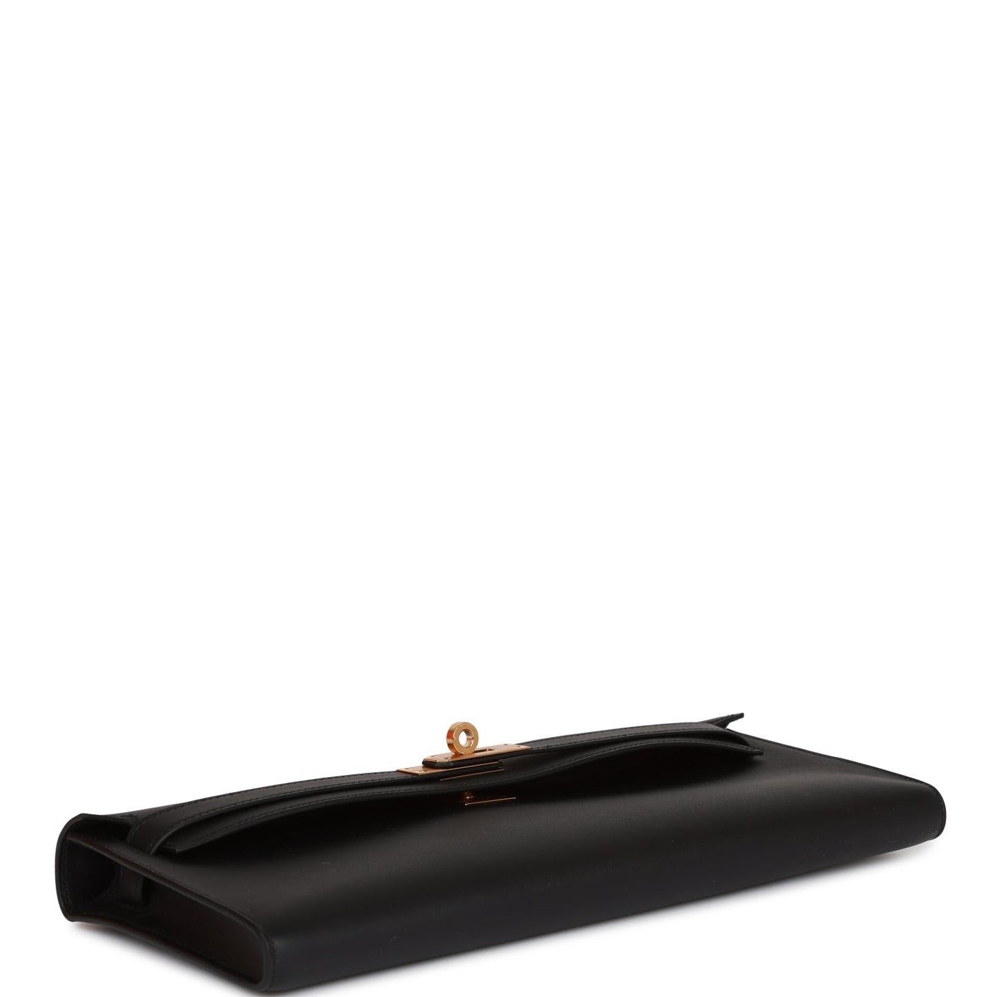 Hermes Kelly Cut Black Swift Gold Hardware