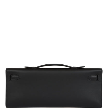 Hermes Kelly Cut Black Swift Gold Hardware