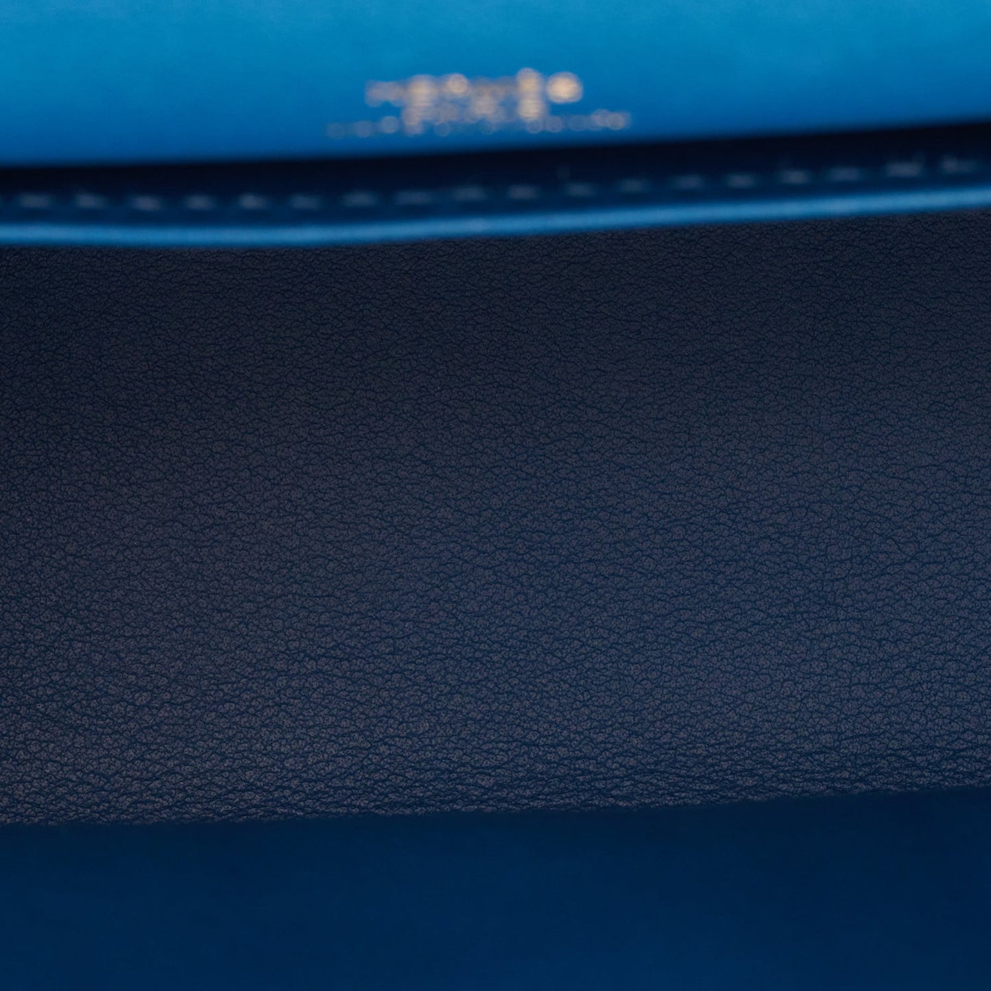 Hermes Kelly Pochette Deep Blue Swift Gold Hardware