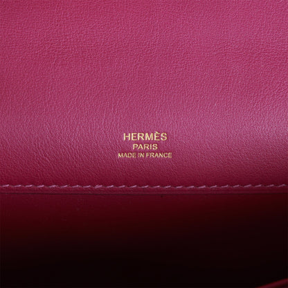 Hermes Kelly Cut Anemone Swift Gold Hardware