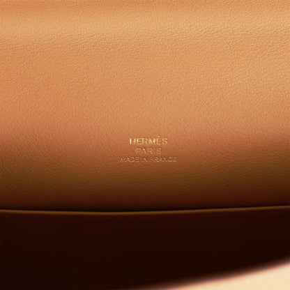 Hermes Kelly Pochette Biscuit Swift Gold Hardware