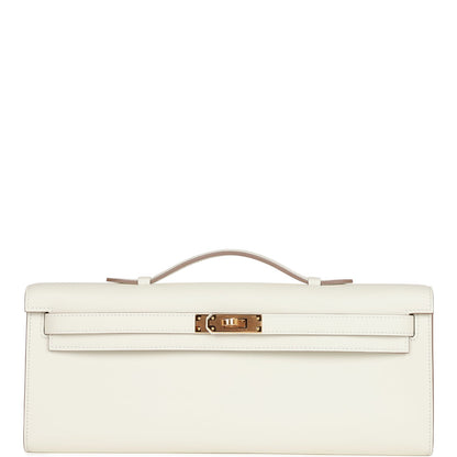 Hermes Kelly Cut Mushroom Swift Gold Hardware