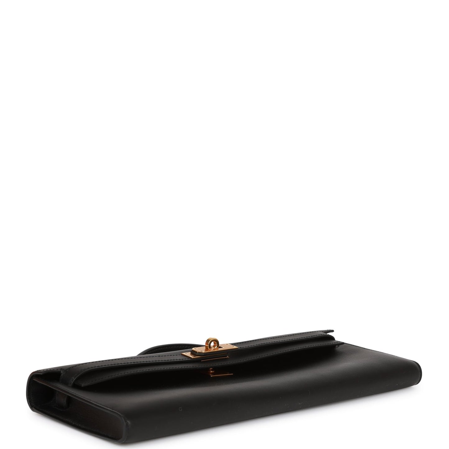 Hermes Kelly Cut Black Swift Gold Hardware