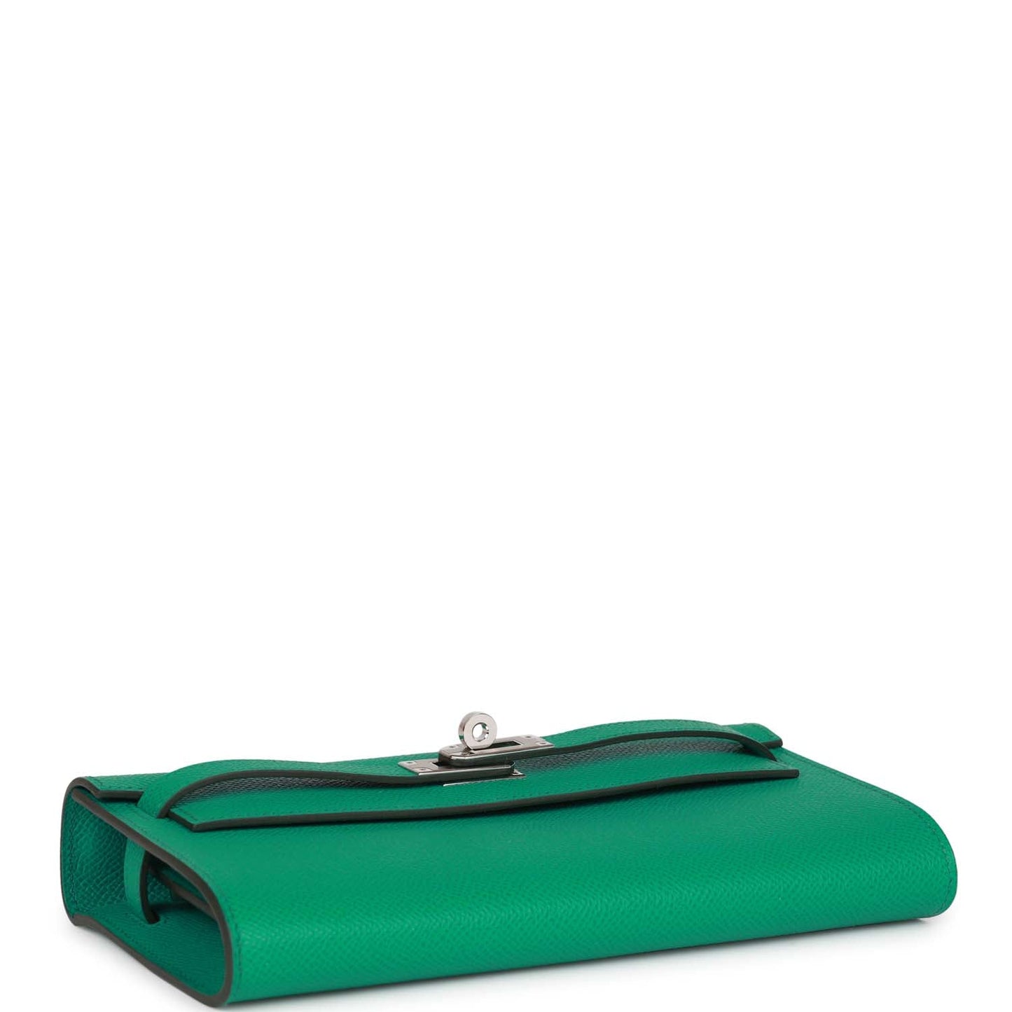 Hermes Kelly Wallet To Go Vert Jade Epsom Palladium Hardware