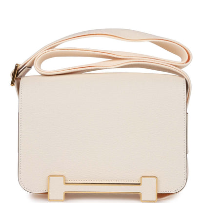 Hermes Geta Bag Nata Chevre Gold Hardware