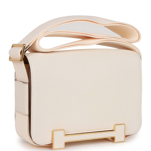 Hermes Geta Bag Nata Chevre Gold Hardware