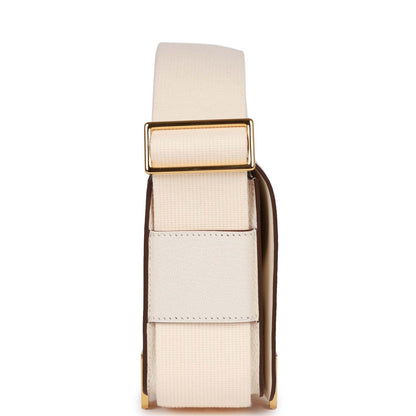 Hermes Geta Bag Nata Chevre Gold Hardware