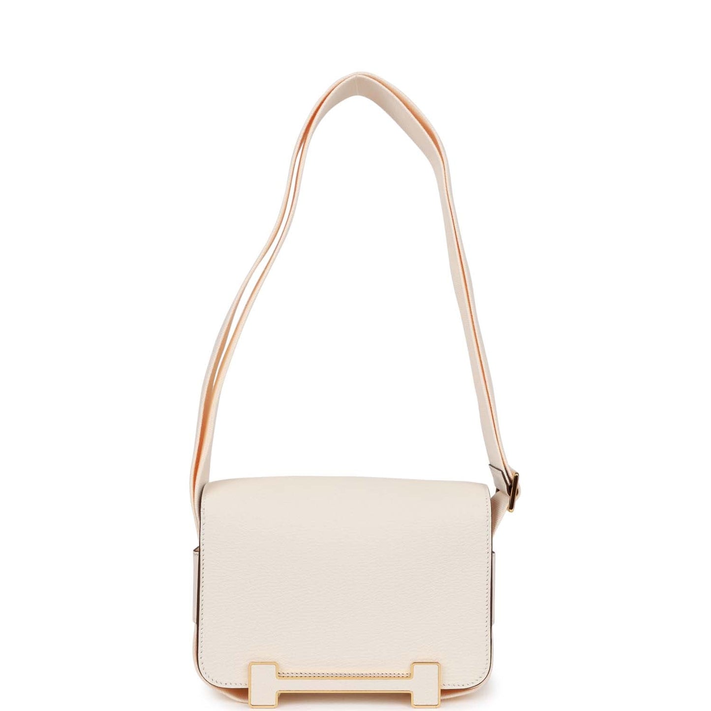 Hermes Geta Bag Nata Chevre Gold Hardware