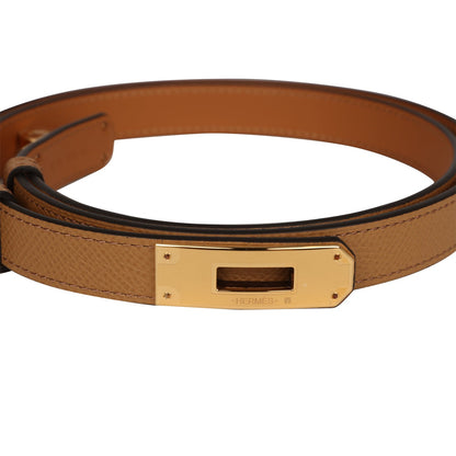 Hermes Kelly Pocket 18 Belt Biscuit/Nata Epsom Gold Hardware