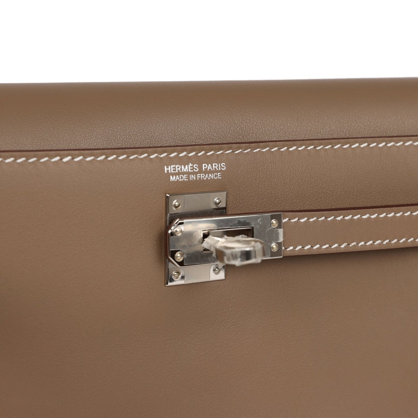 Hermes Kelly Danse Etoupe Swift Palladium Hardware