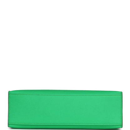 Hermes Kelly Pochette Vert Comics Swift Gold Hardware