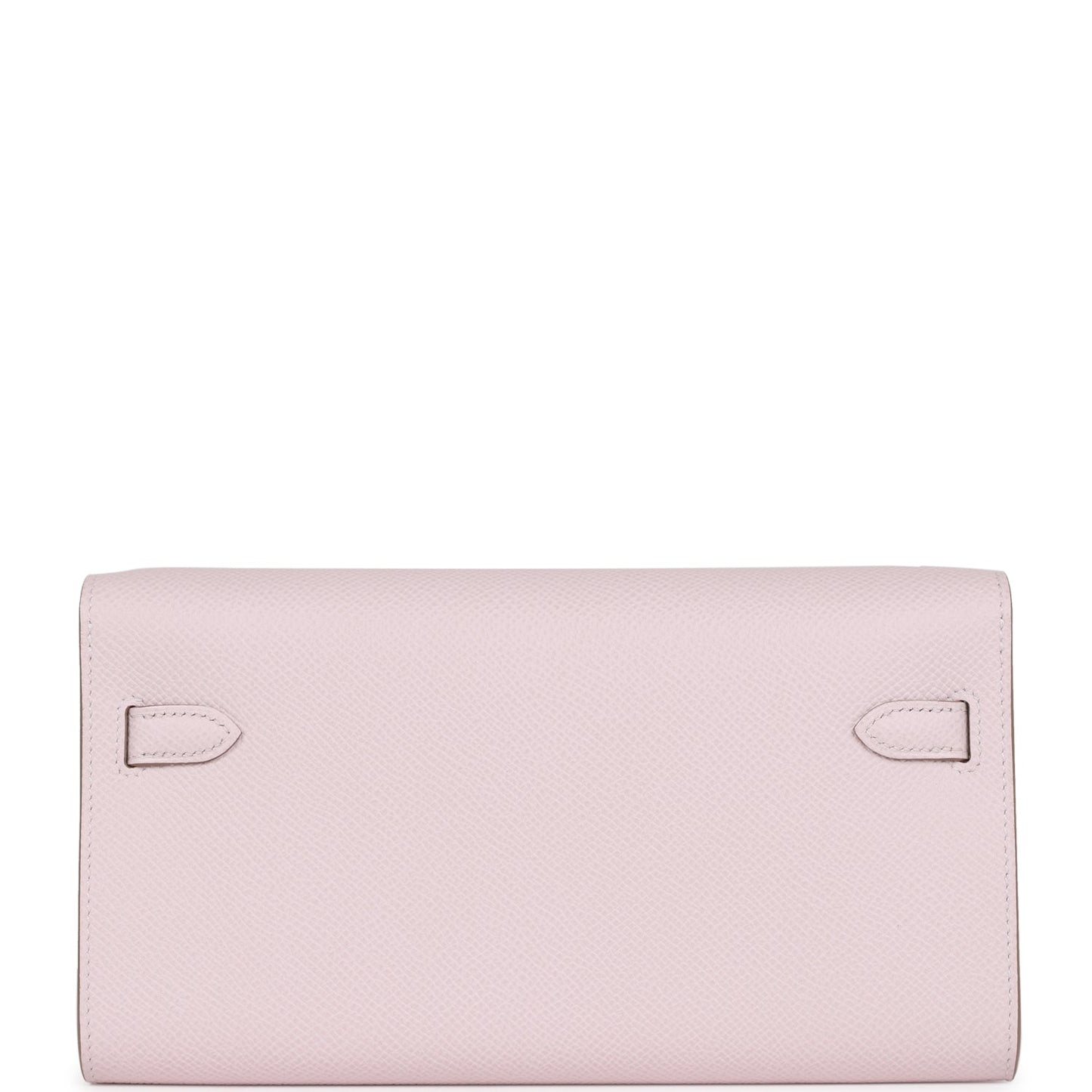 Hermes Kelly Wallet To Go Mauve Pale Epsom Palladium Hardware