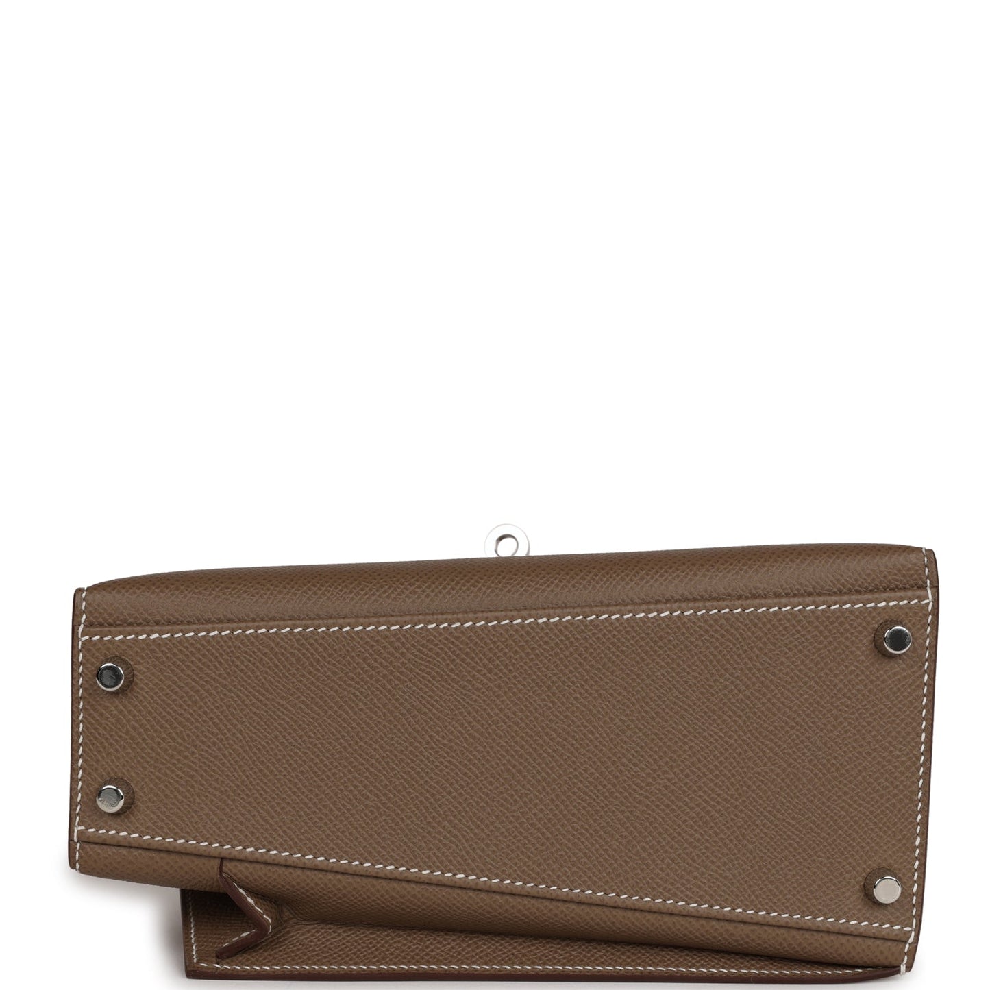 Hermes Kelly Sellier en Desordre 20 Etoupe Epsom Palladium Hardware